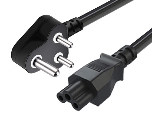 Power cable 1.5MTR for Laptop 3pin etc.