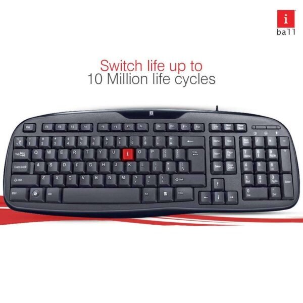 Keyboard usb IBall wired 3years