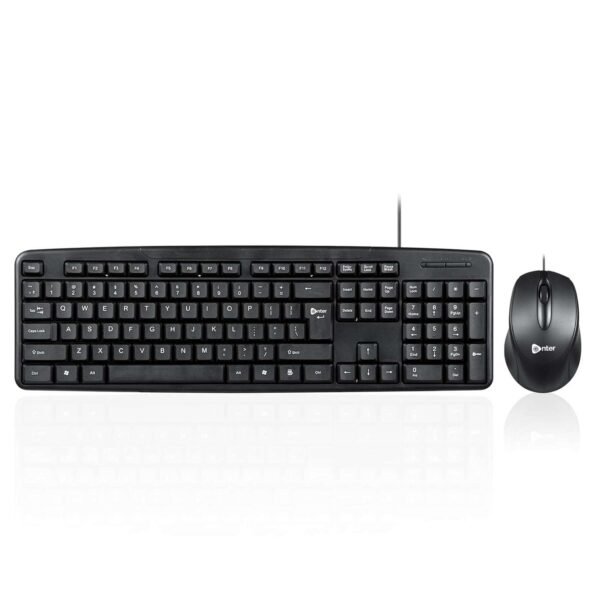 Enter Wired USB Keyboard & Mouse Combo Typemate Pro 1year
