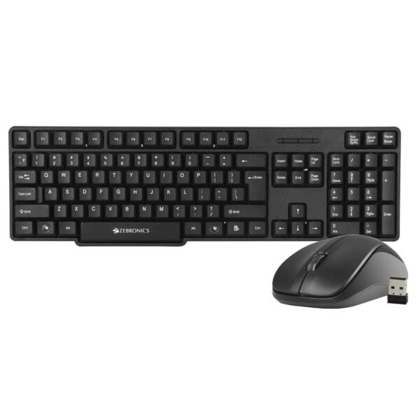 Zebronics Zeb-Companion 107 USB Wireless Keyboard and Mouse Set 1year